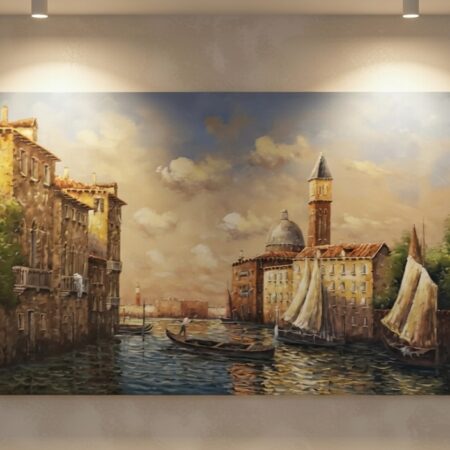 Venise Sant Giorgio maggiore et palais des Doges