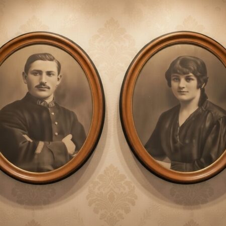 Jeune couple entre deux guerres