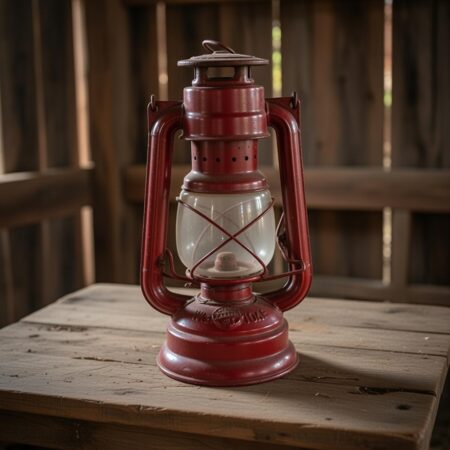 Lampe tempête à pétrole