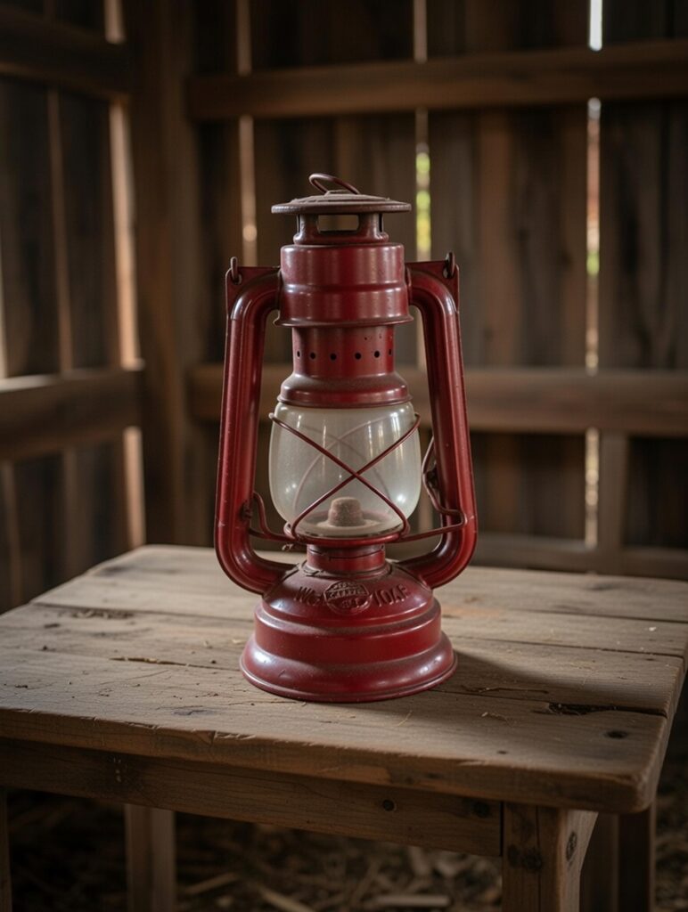 Lampe tempête à pétrole