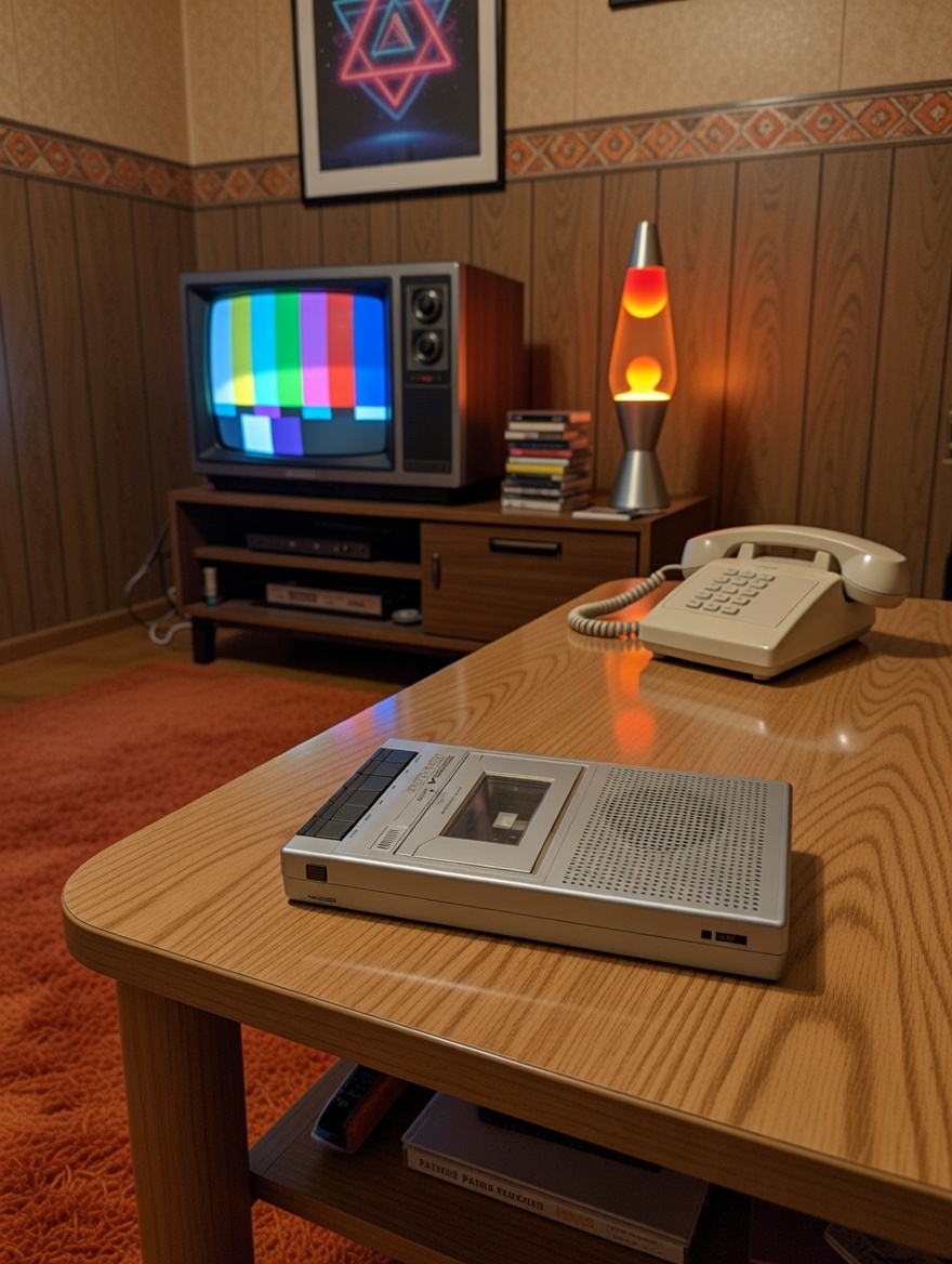 Magnétophone à cassette vintage