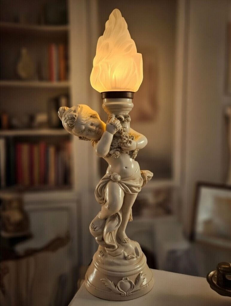 Lampe néo-classique en céramique-accessoire de décoration pour tournage cinéma, publicité